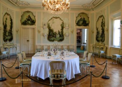 Der Watteau-Saal im Schloss Pillnitz