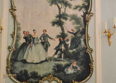 Der Watteau-Saal im Schloss Pillnitz