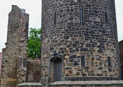 Mönchskirchruine und Wasserturm in Bautzen