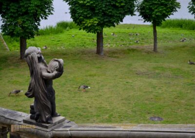 Skulpturenschmuck auf Schloss Moritzburg
