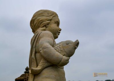 Skulpturenschmuck auf Schloss Moritzburg