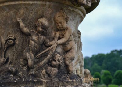 Skulpturenschmuck auf Schloss Moritzburg