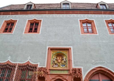 Auf dem Burgberg über Meißen 35 Domplatz Burgberg Meißen