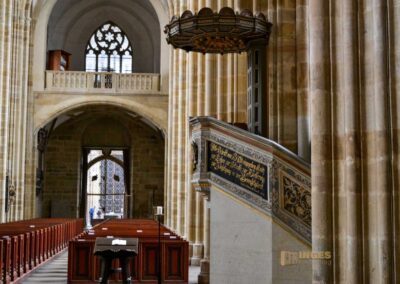 Sandsteinkanzel im Dom zu Meißen
