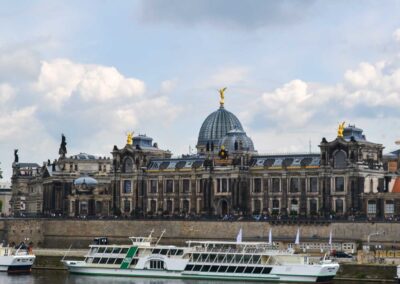 Die Brühlsche Terrasse und die Festung in Dresden 24 Brühlsche Terrasse in Dresden