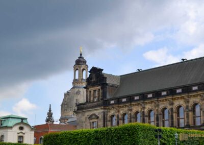 Die Brühlsche Terrasse und die Festung in Dresden 17 Ständehaus Dresden