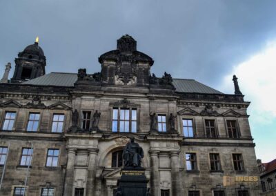 Die Brühlsche Terrasse und die Festung in Dresden 18 Ständehaus Dresden