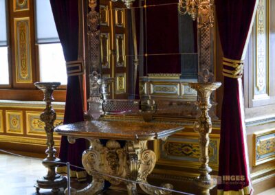 Audienzimmer im Residenzschloss in Dresden