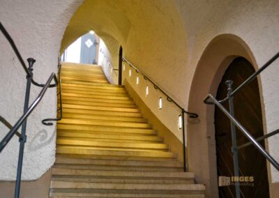 Auf dem Burgberg über Meißen 45 Burgberg Abgang zur Altstadt Meißen