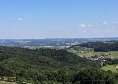 Blick vom Reiterleskapelle Waldstetten