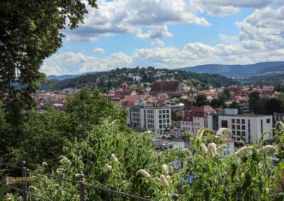 Der Wallfahrtsort St. Salvator in Schwäbisch Gmünd 55 Blick von St. Salvator auf Schwäbisch Gmünd