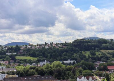 Der Wallfahrtsort St. Salvator in Schwäbisch Gmünd 58 Blick von St. Salvator auf den Rechberg und Stuifen