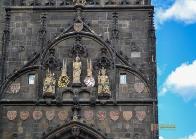 Altstädter Brückenturm an der Karlsbrücke in Prag