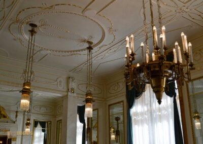 Das Gemeindehaus (Obecní dum) in der Prager Altstadt 24 Die Konditorei im Gemeindehaus in Prag