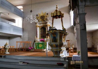 Barockkirche in Großhartmannsdorf