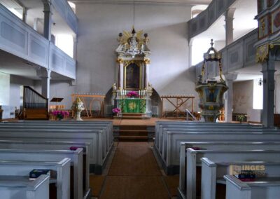 Barockkirche in Großhartmannsdorf