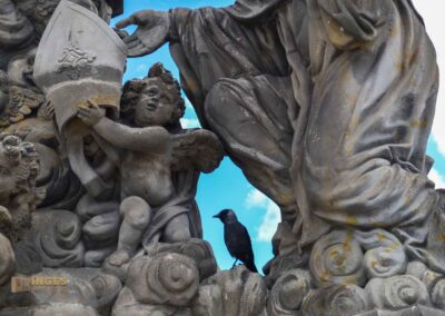Brückenfiguren auf der Karlsbrücke in Prag