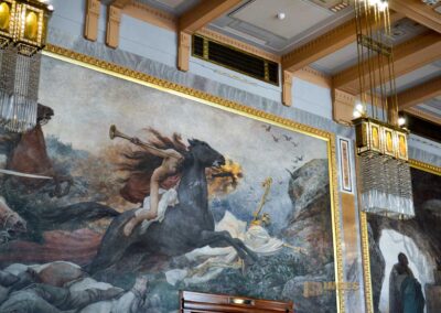 Das Gemeindehaus (Obecní dum) in der Prager Altstadt 40 der Grégr-Saal im Prager Gemeindehaus