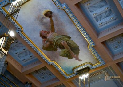 Das Gemeindehaus (Obecní dum) in der Prager Altstadt 42 der Grégr-Saal im Prager Gemeindehaus