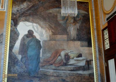 Das Gemeindehaus (Obecní dum) in der Prager Altstadt 41 der Grégr-Saal im Prager Gemeindehaus