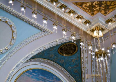 Das Gemeindehaus (Obecní dum) in der Prager Altstadt 47 Der Palacký-Saal im Gemeindehaus in Prag