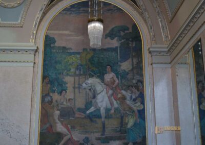 Das Gemeindehaus (Obecní dum) in der Prager Altstadt 50 Der Palacký-Saal im Gemeindehaus in Prag