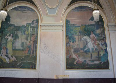 Das Gemeindehaus (Obecní dum) in der Prager Altstadt 48 Der Palacký-Saal im Gemeindehaus in Prag