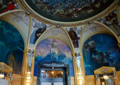 Das Gemeindehaus (Obecní dum) in der Prager Altstadt 65 Der Oberbürgermeistersaal im Prager Gemeindehaus
