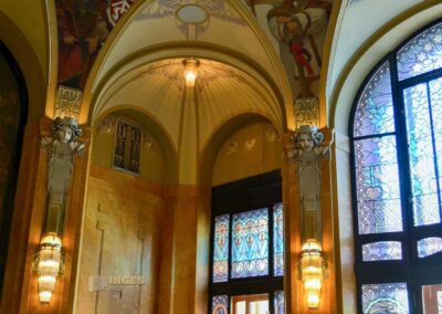 Das Gemeindehaus (Obecní dum) in der Prager Altstadt 66 Der Oberbürgermeistersaal im Prager Gemeindehaus