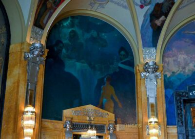 Das Gemeindehaus (Obecní dum) in der Prager Altstadt 71 Der Oberbürgermeistersaal im Prager Gemeindehaus