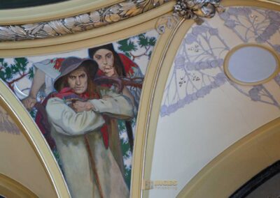 Das Gemeindehaus (Obecní dum) in der Prager Altstadt 56 Die Deckengemälde im Oberbürgermeistersaal im Prager Gemeindehaus