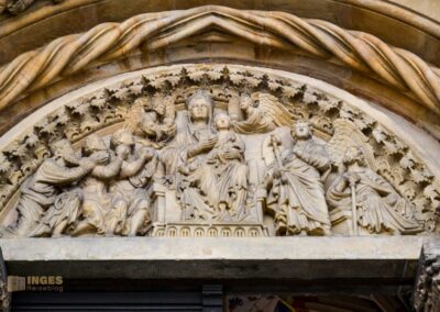 Im Dom zu Freiberg 34 Portal Goldene Pforte Dom St. Marien zu Freiberg