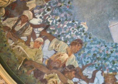 Das Gemeindehaus (Obecní dum) in der Prager Altstadt 53 Die Deckengemälde im Oberbürgermeistersaal im Prager Gemeindehaus