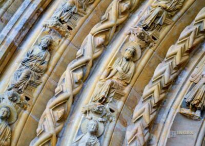 Im Dom zu Freiberg 37 Portal Goldene Pforte Dom St. Marien zu Freiberg