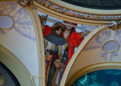 Das Gemeindehaus (Obecní dum) in der Prager Altstadt 60 Die Deckengemälde im Oberbürgermeistersaal im Prager Gemeindehaus