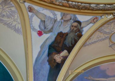 Das Gemeindehaus (Obecní dum) in der Prager Altstadt 61 Die Deckengemälde im Oberbürgermeistersaal im Prager Gemeindehaus