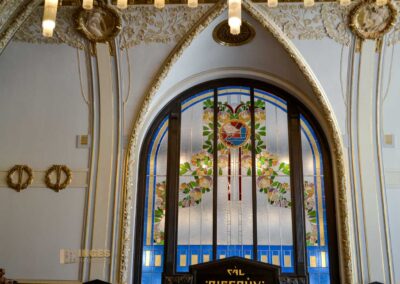 Das Gemeindehaus (Obecní dum) in der Prager Altstadt 77 Der Rieger-Saal im Gemeindehaus in Prag