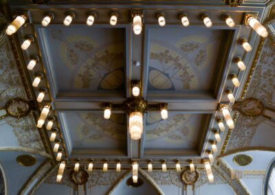 Das Gemeindehaus (Obecní dum) in der Prager Altstadt 75 Der Rieger-Saal im Gemeindehaus in Prag