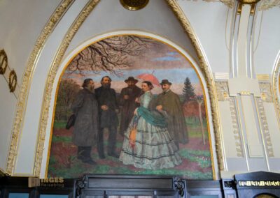 Das Gemeindehaus (Obecní dum) in der Prager Altstadt 78 Der Rieger-Saal im Gemeindehaus in Prag