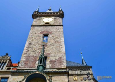 Altstädter Rathaus und Astronomische Uhr in Prag 4 Altstädter Rathaus in Prag