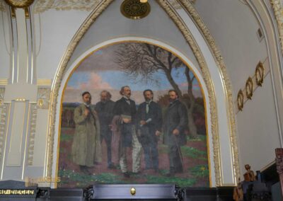Das Gemeindehaus (Obecní dum) in der Prager Altstadt 79 Der Rieger-Saal im Gemeindehaus in Prag