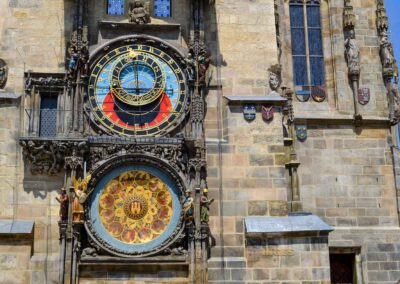 Altstädter Rathaus und Astronomische Uhr in Prag 95 Astronomische Uhr am Altstädter Rathaus in Prag