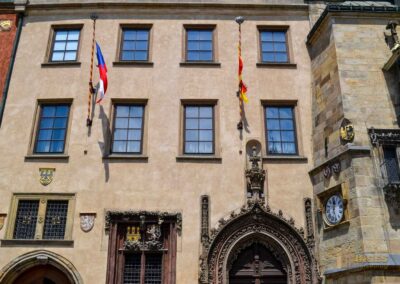 Altstädter Rathaus und Astronomische Uhr in Prag 6 Altstädter Rathaus in Prag