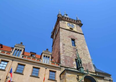 Altstädter Rathaus und Astronomische Uhr in Prag 8 Altstädter Rathaus in Prag