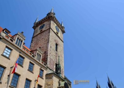 Altstädter Rathaus und Astronomische Uhr in Prag 9 Altstädter Rathaus in Prag