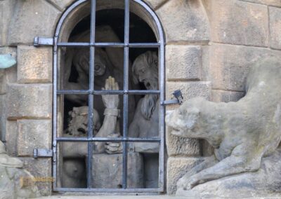 Die Heiligen Johannes v. Matha, Felix v. Valois und Iwan auf der Karlsbrücke