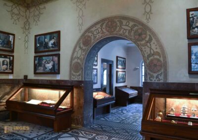 Die Jüdische Zeremonienhalle im Jüdischen Viertel in Prag