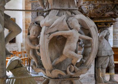 Im Dom zu Freiberg 82 Tulpenkanzel Dom St. Marien zu Freiberg