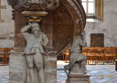 Im Dom zu Freiberg 73 Bergmannskanzel Dom St. Marien zu Freiberg