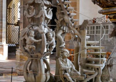 Im Dom zu Freiberg 85 Tulpenkanzel Dom St. Marien zu Freiberg